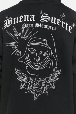 Embroidered Buena Suerte Hoodie