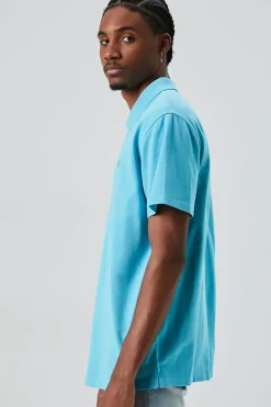 Embroidered Crest Polo Shirt