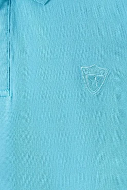 Embroidered Crest Polo Shirt