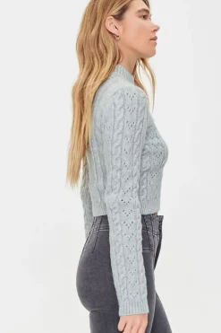 Embroidered Floral Sweater