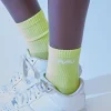 Embroidered Fubu Crew Socks