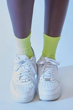 Embroidered Fubu Crew Socks