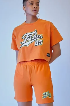 Embroidered Fubu Mesh Shorts