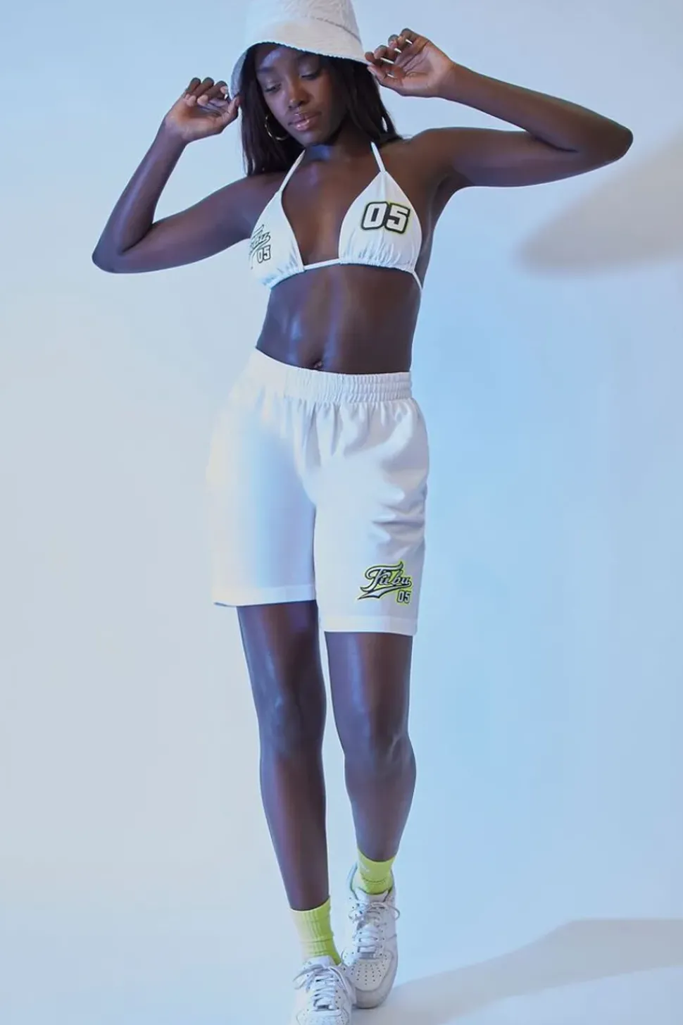 Embroidered Fubu Mesh Shorts