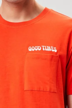 Embroidered Good Time Graphic Tee