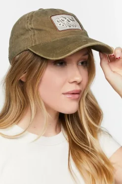 Embroidered Good Vibes Baseball Cap