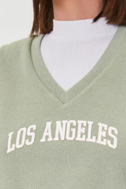 Embroidered Los Angeles Tank Top