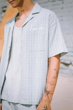 Embroidered Lost Nite Shirt