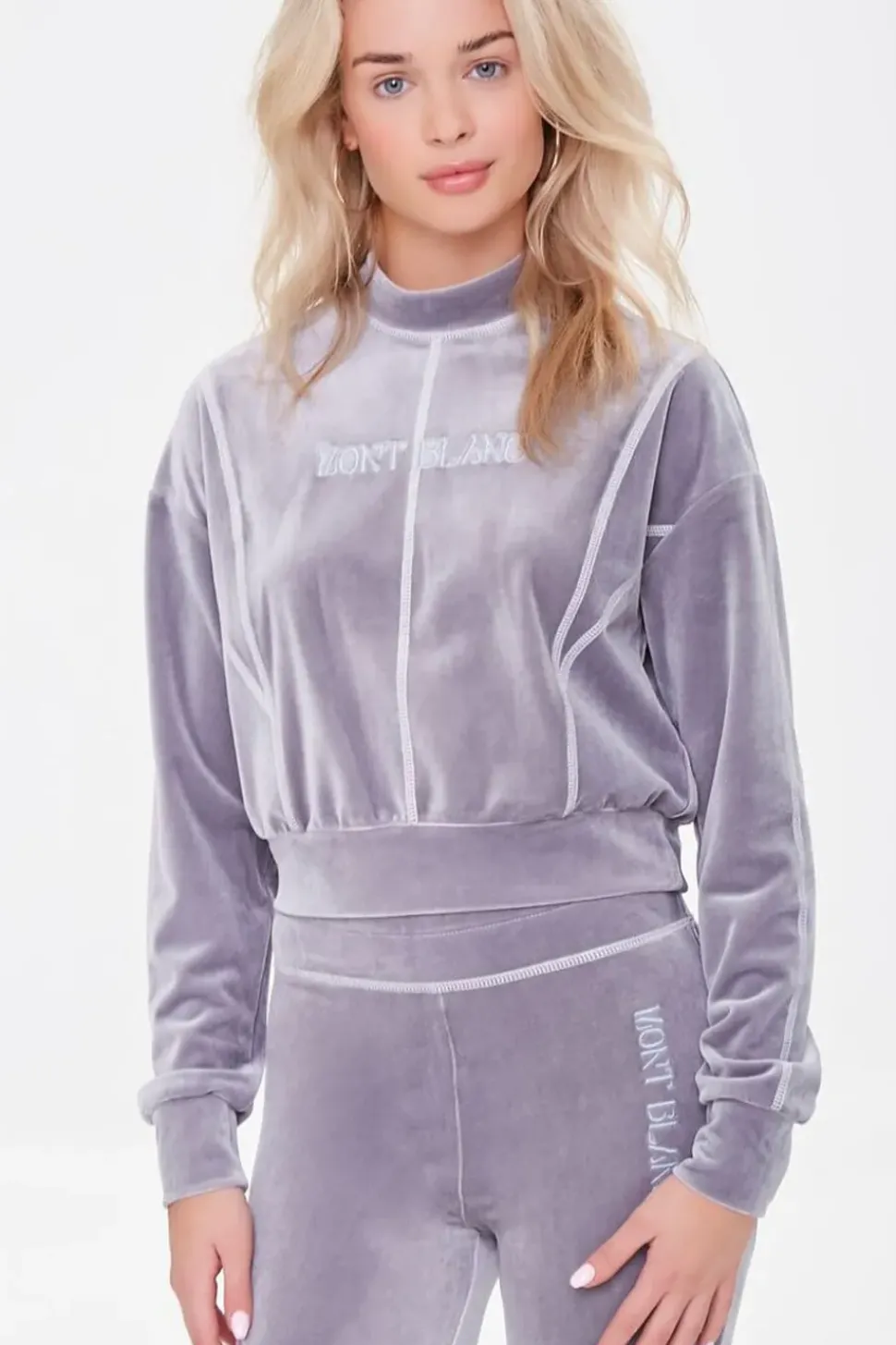 Embroidered Mont Blanc Pullover