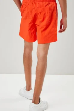 Embroidered Recycled Nylon Swim Trunks