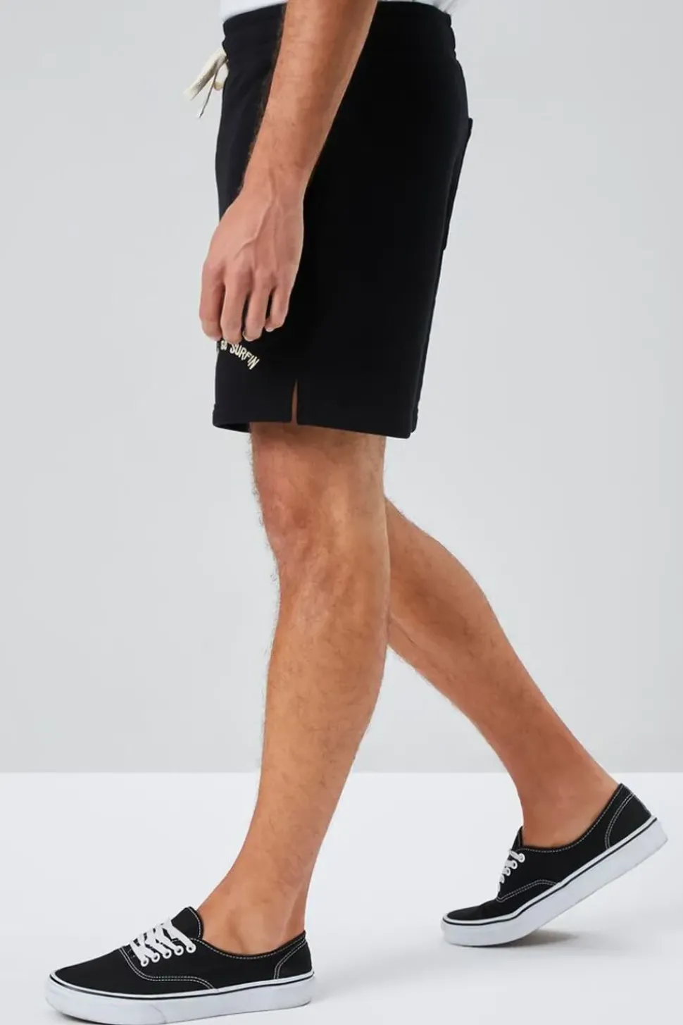 Embroidered Wanna Go Surfin Shorts
