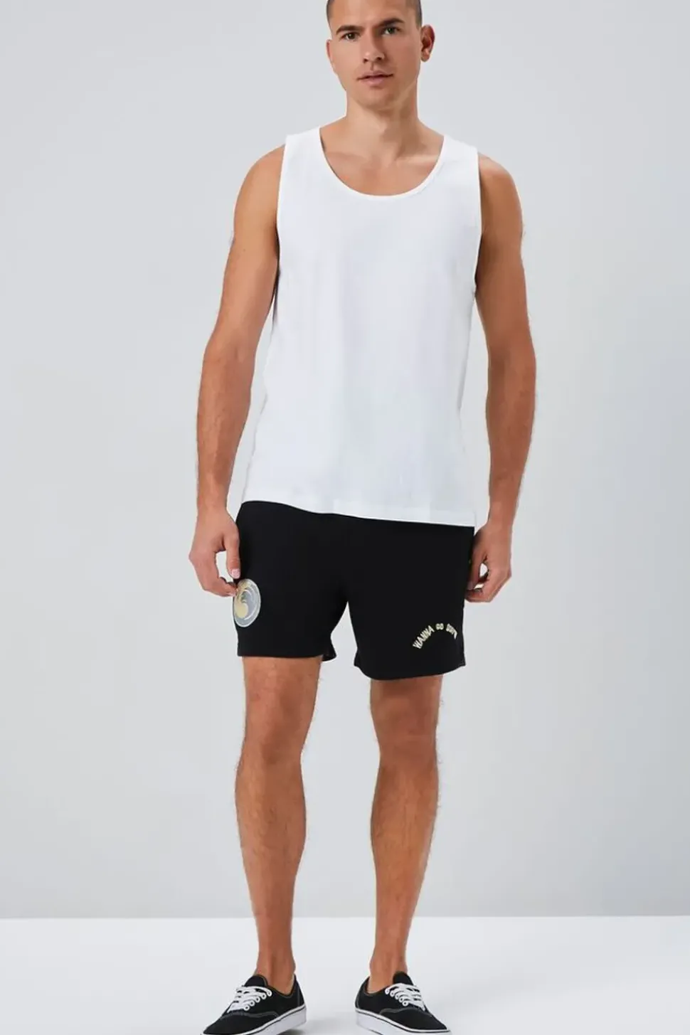 Embroidered Wanna Go Surfin Shorts