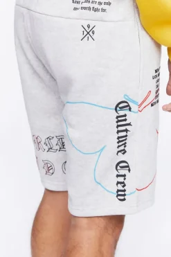 Embroidered Worldwide Sweatshorts