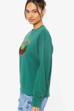Embroidered Zion Graphic Pullover