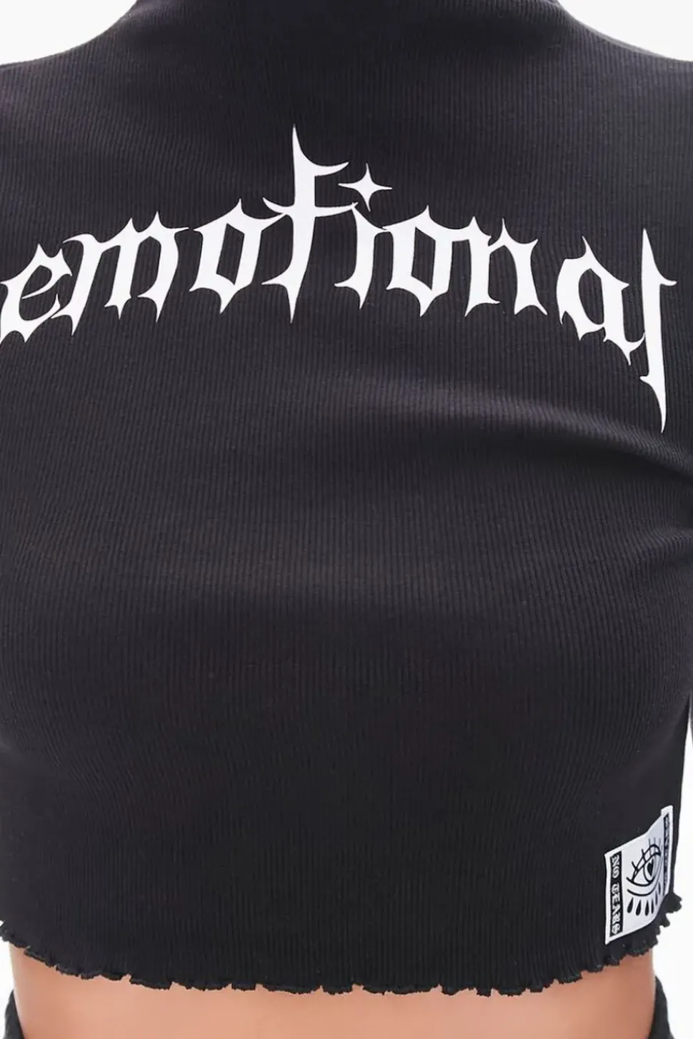 Emotional Graphic Crop Top