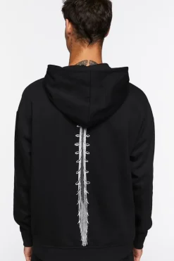 Eternal Bliss Skeleton Graphic Hoodie