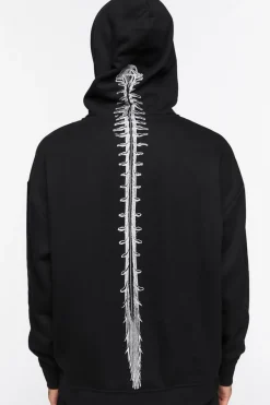 Eternal Bliss Skeleton Graphic Hoodie