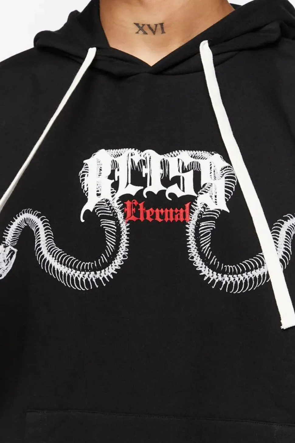 Eternal Bliss Skeleton Graphic Hoodie