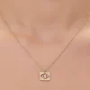 Evil Eye Pendant Chain Necklace