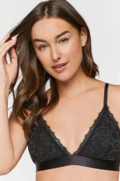 Eyelash Lace Triangle Bralette