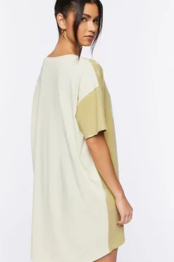 Face Graphic T-Shirt Dress