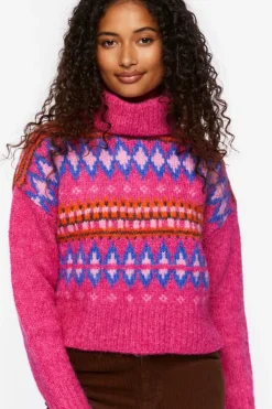 Fair Isle Turtleneck Sweater