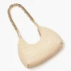 Faux Croc Leather Shoulder Bag