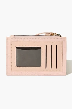 Faux Croc Rainbow Wallet