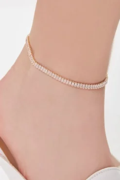 Faux Gem Anklet