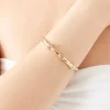 Faux Gem Bangle Bracelet