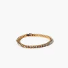 Faux Gem Box Chain Bracelet