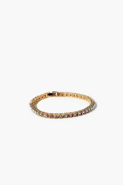 Faux Gem Box Chain Bracelet