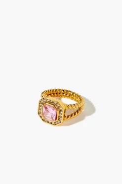 Faux Gem Cocktail Ring