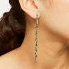 Faux Gem Drop Earrings