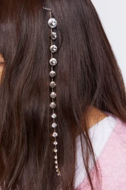 Faux Gem Hair Chain