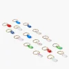 Faux Gem Hair Ring Set - 16 Pcs