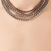 Faux Gem Layered Necklace