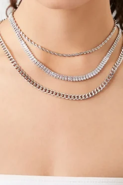 Faux Gem Necklace Set