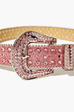 Faux Gem & Rhinestone Glitter Belt
