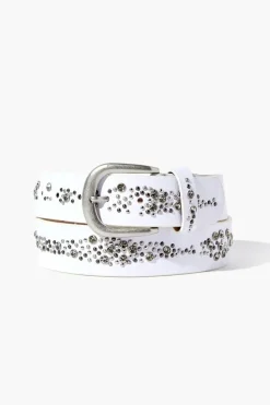 Faux Gem Studded Hip Belt