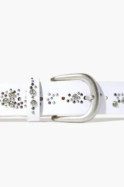 Faux Gem Studded Hip Belt