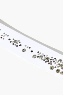 Faux Gem Studded Hip Belt