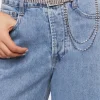 Faux Gem Wallet Chain Belt