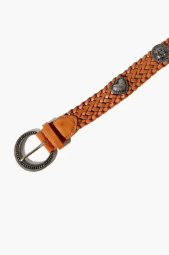 Faux Leather Braided Belt
