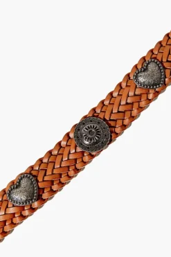 Faux Leather Braided Belt