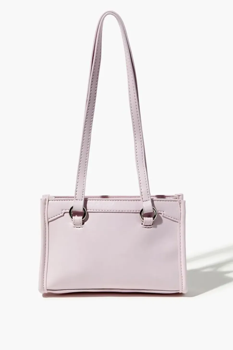Faux Leather Buckle Handbag