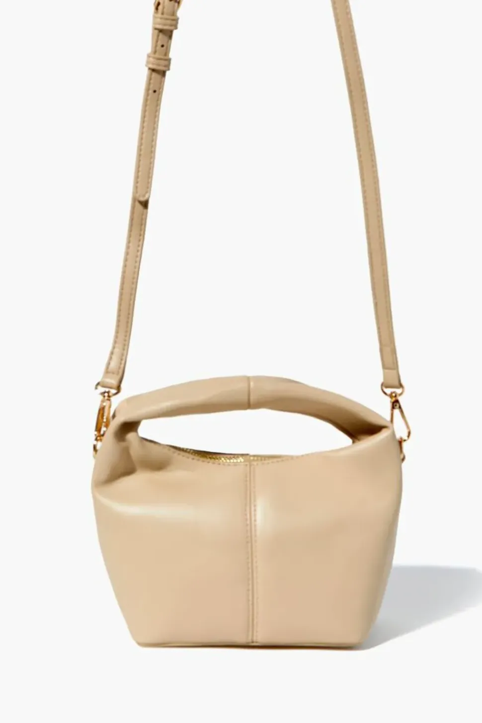 Faux Leather Crossbody Bag