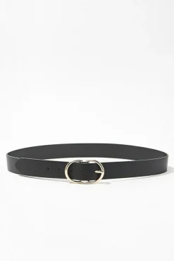 Faux Leather D-Ring Belt