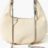 Faux Leather Hobo Crossbody Bag