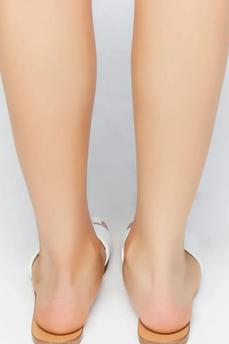 Faux Leather Open-Toe Sandals